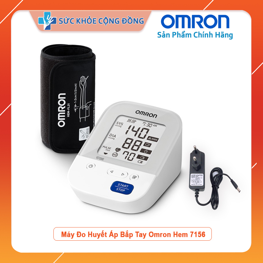 Máy đo huyết áp tự động Omron HEM-7156-A (Có Adapter)