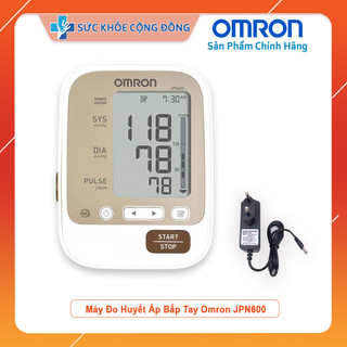Máy đo huyết áp bắp tay Omron JPN600 , JPN750+ Tặng bộ đổi nguồn ( Bảo Hành 5 Năm )