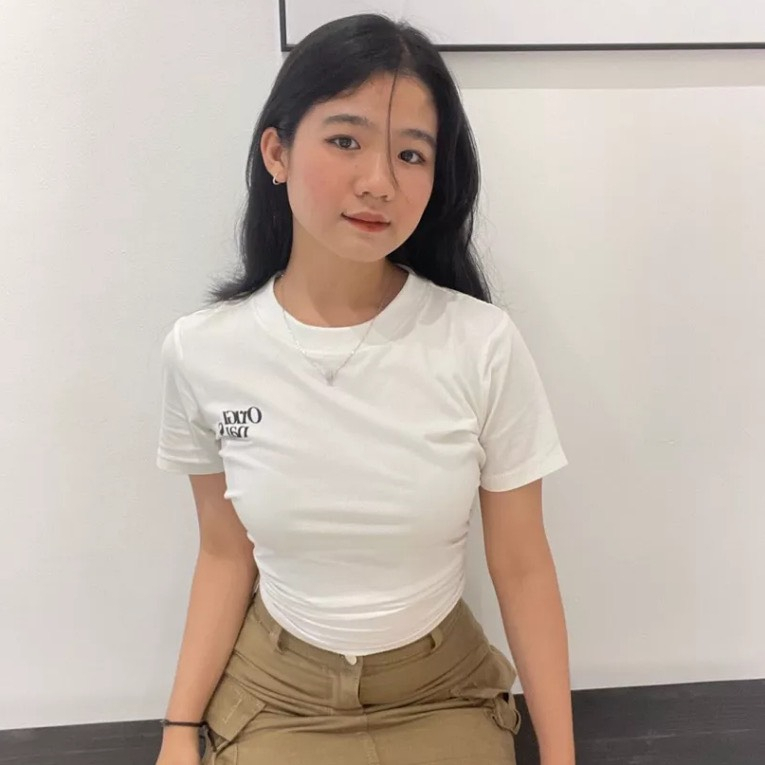 Áo baby tee nữ,áo thun phom Fit hot hit chất cotton thoáng mát,áo ngắn tay nữ cổ tròn chữ ORIGI NALS mã SA11 HOASUMO