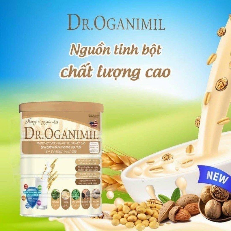 Sữa Hạt DR OGANIMILK lon 800g datte mới