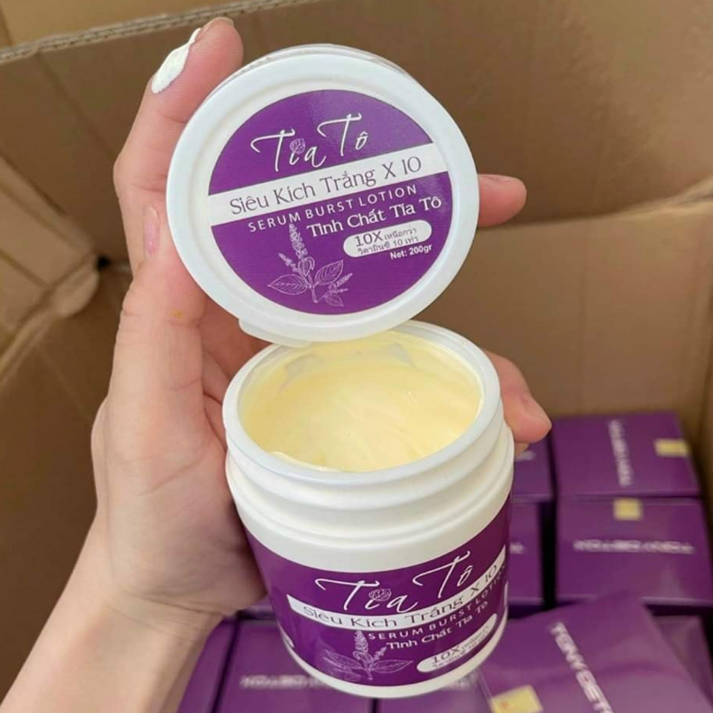 Siêu Kích Trắng body Tía Tô