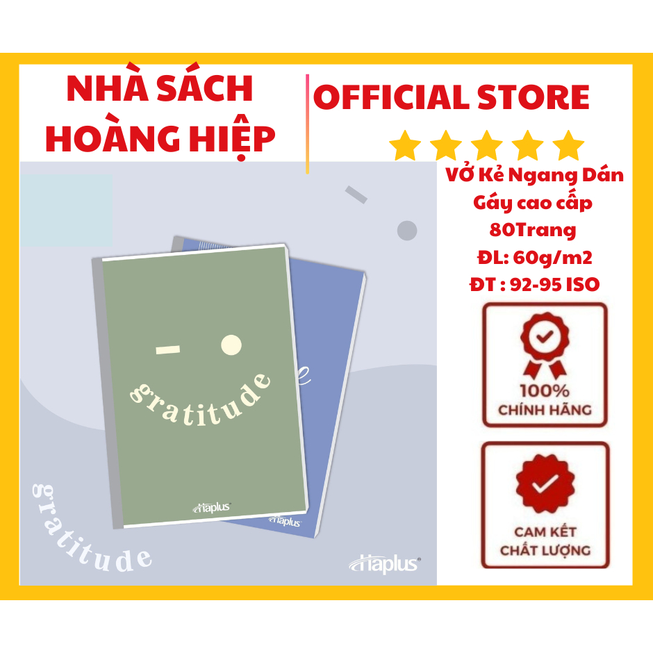 Vở Kẻ Ngang HAPLUS - Time 80 Trang