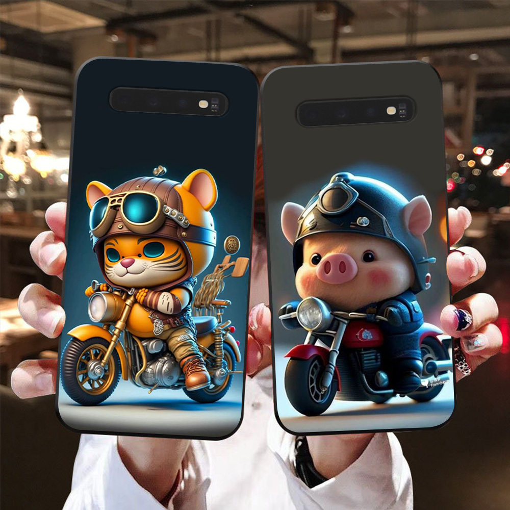 Ốp lưng Samsung s10 / ss s10 5g / ss s10 plus / ss s10+ in hình 12 con giáp đi xe siêu ngầu