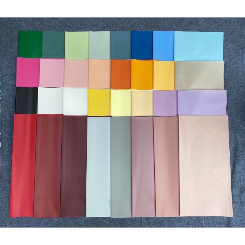 Tập 20 tờ giấy 1 mặt TRƠN ,bóng mờ gói hoa sang , gói hoa đẹp