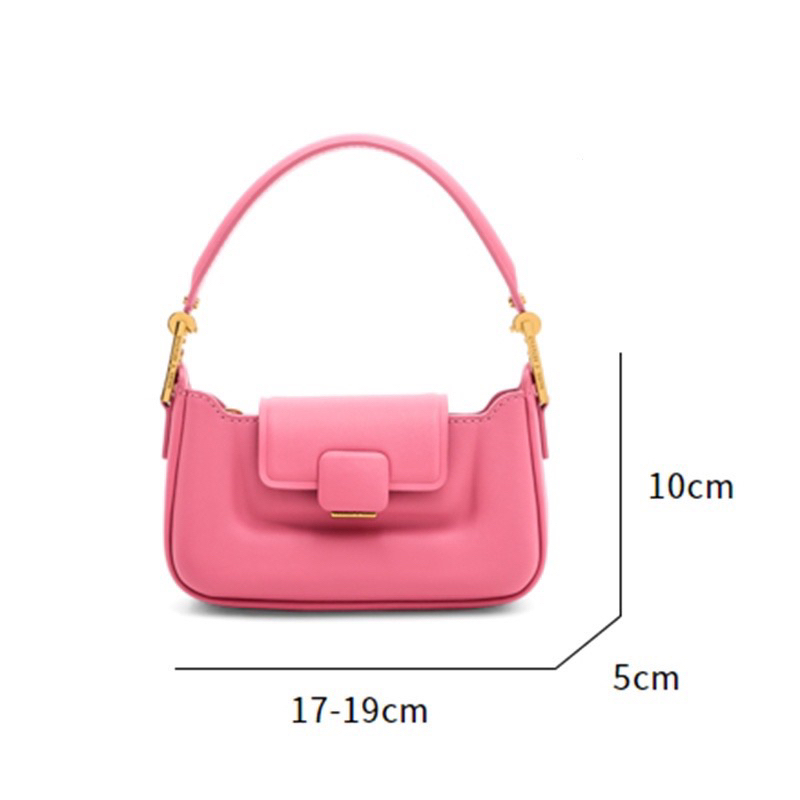 Túi xách khoá gập vuông có 2 dây kèm hộp