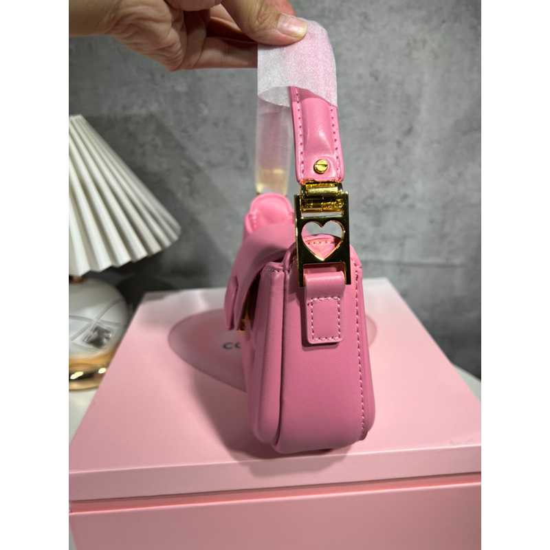 Túi xách khoá gập vuông có 2 dây kèm hộp