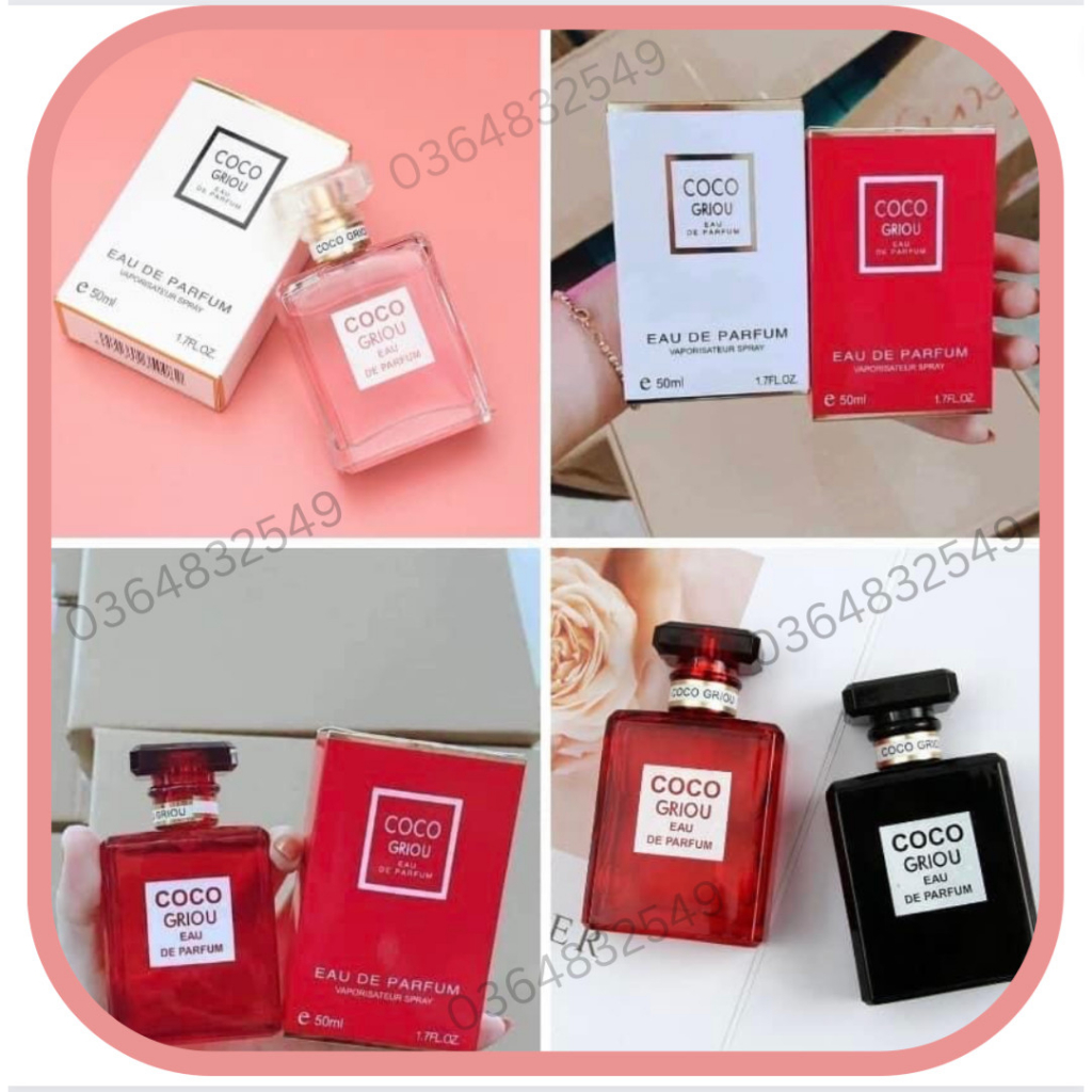 Nước Hoa Coco Nội Địa Trung, Nước Hoa Nam, Nữ 50ml Hương Thơm Quyến Rũ, Sang Trọng