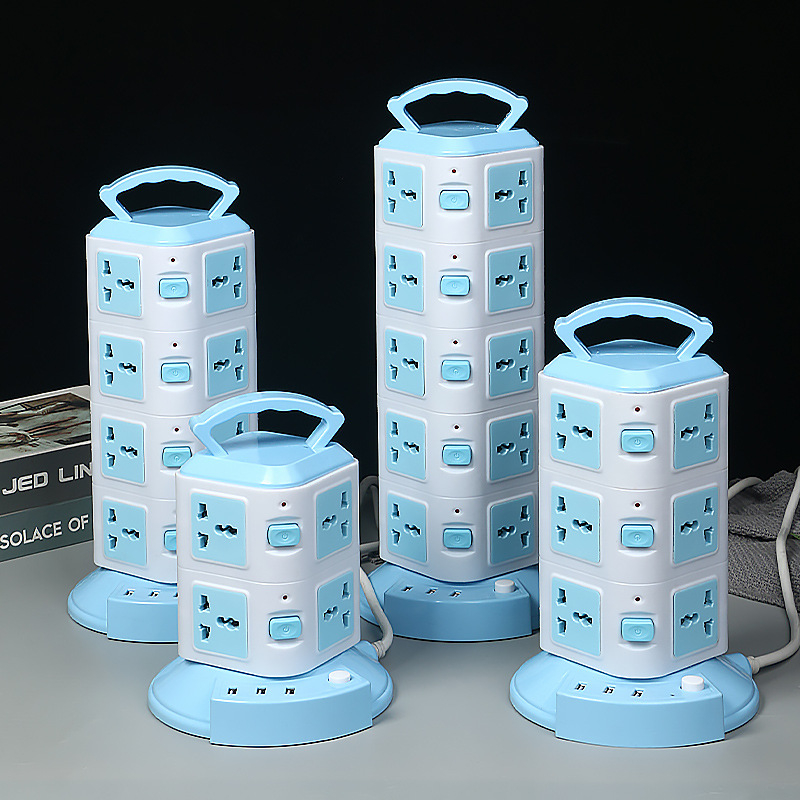 Ổ Cắm Điện Đa Năng 2 Tầng, 3 Tầng, 4 Tầng, 5 Tầng, Ổ Thông Minh Có Cổng Sạc USB, Ổ Nối, Ổ Nối Dài, Ổ