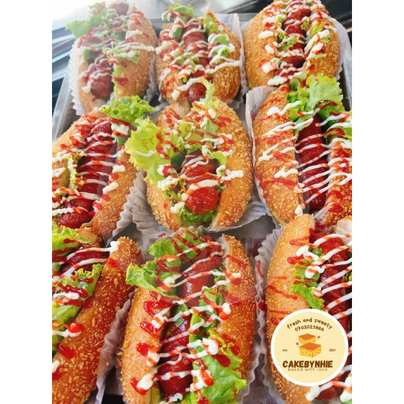 Sỉ lẻ Sandwich, Hotdog xúc xích cung cấp bữa sáng cho công ty, trường học đủ dinh dưỡng