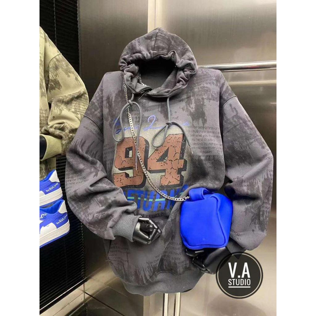 ÁO NỈ HOODIE LOANG CÓ MŨ CHẤT ĐẸP HÀNG QCL1