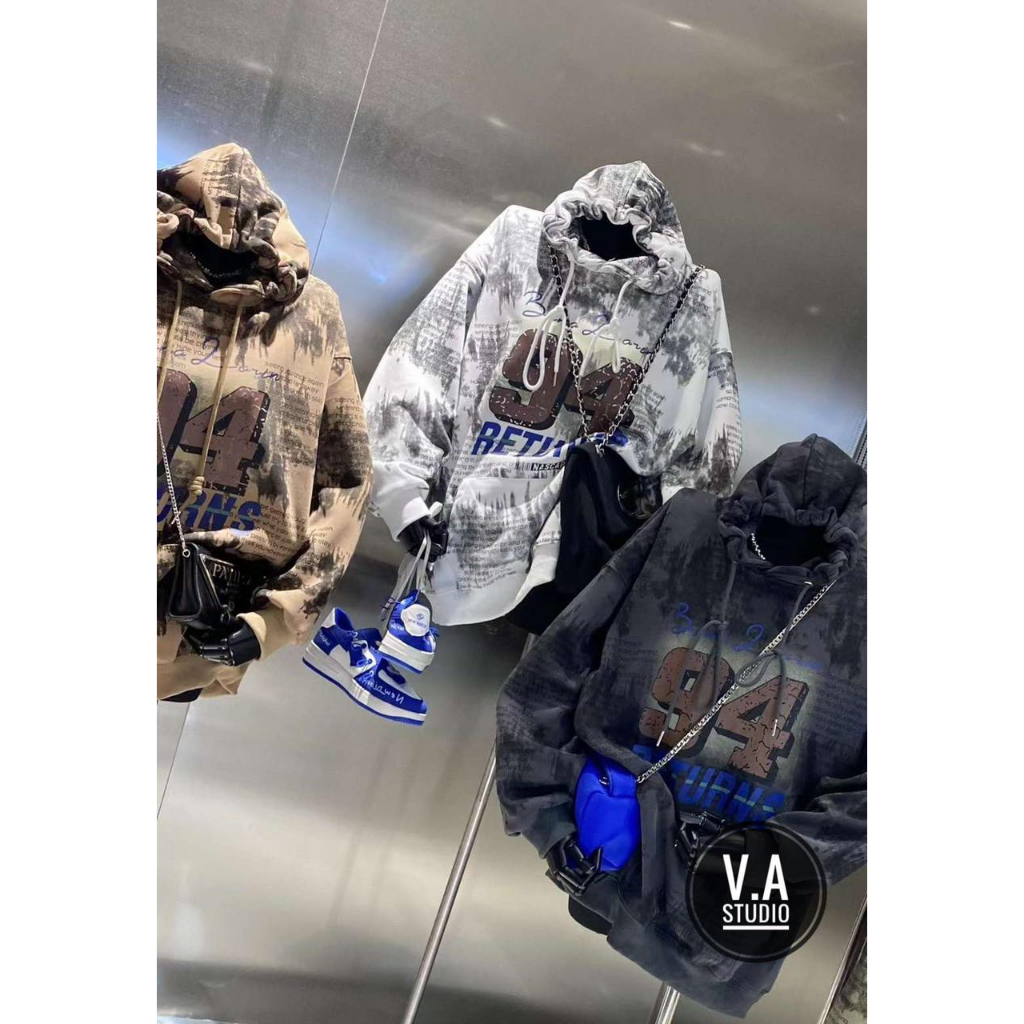 ÁO NỈ HOODIE LOANG CÓ MŨ CHẤT ĐẸP HÀNG QCL1