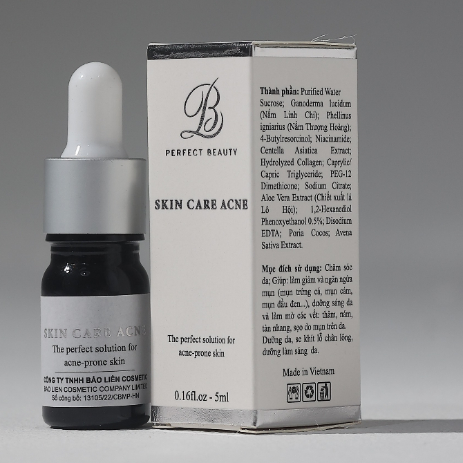 Serum giảm mụn mờ thâm SKIN CARE ACNE,tinh chất dưỡng da hỗ trợ sạch mụn sau 5 ngày