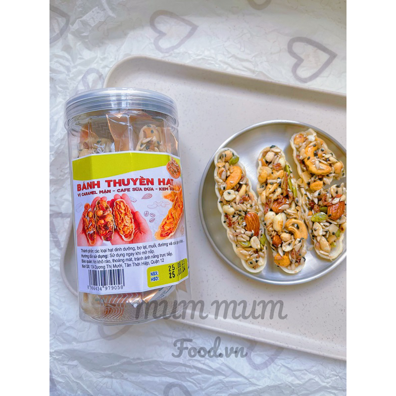 Bánh thuyền Mix hạt thượng hạng  ngon dinh dưỡng