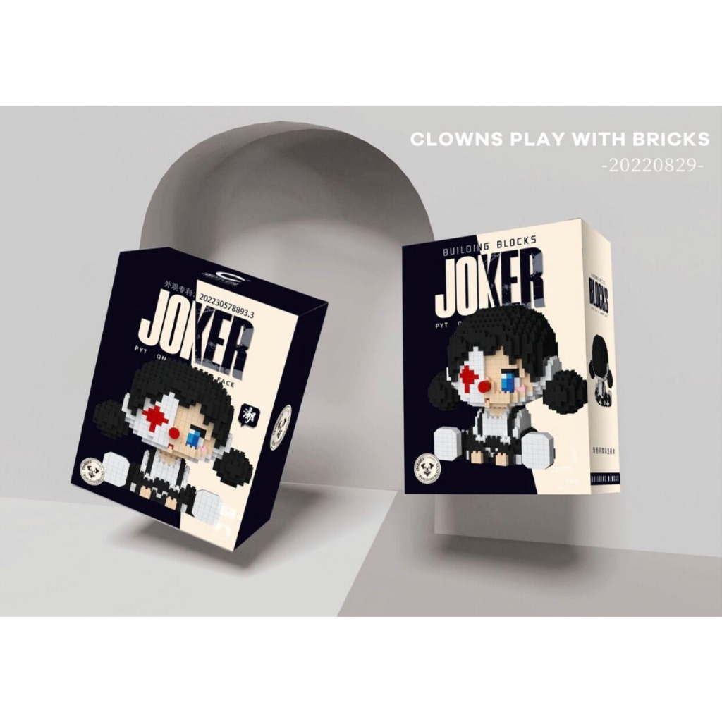 Lắp ráp Lego Joker,Harley Quinn,Kaws, đồ chơi lắp ráp mô hình nhân vật Joker, Kaws