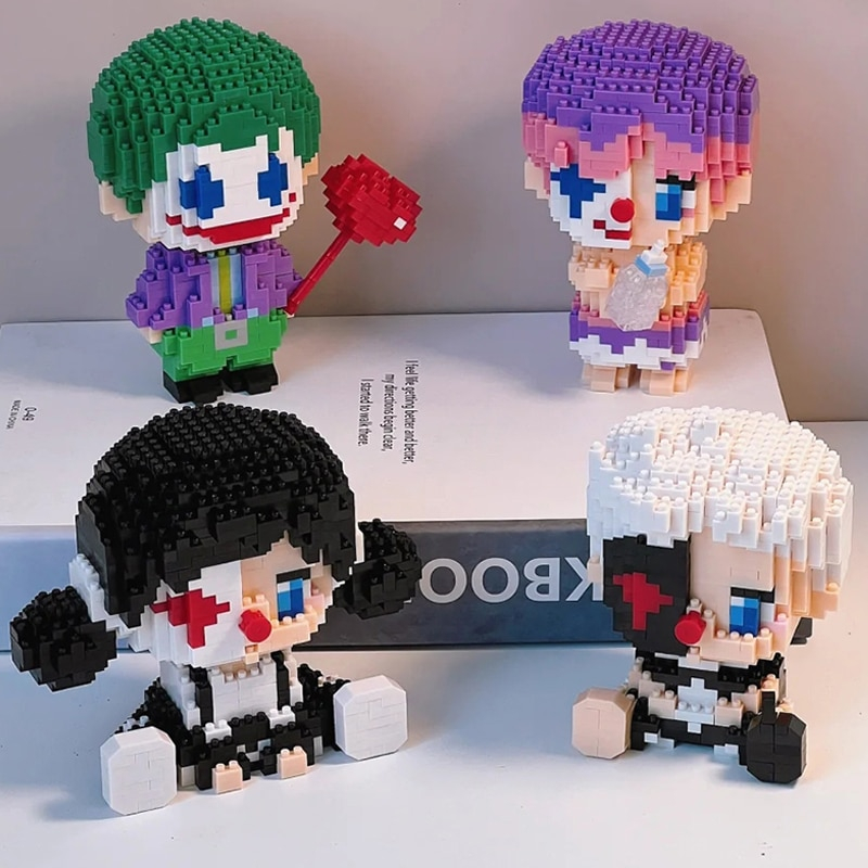 Lắp ráp Lego Joker,Harley Quinn,Kaws, đồ chơi lắp ráp mô hình nhân vật Joker, Kaws