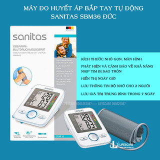 Máy đo huyết áp bắp tay tự động Sanitas SBM36 Đức