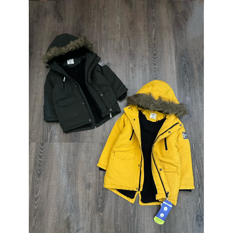 Áo khoác parka lót lông cừu DEFACTO