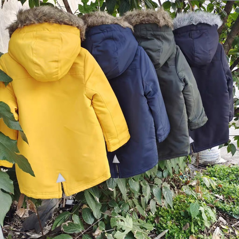 Áo khoác parka lót lông cừu DEFACTO