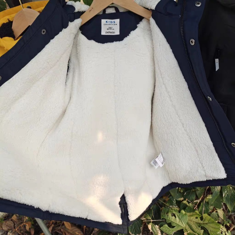 Áo khoác parka lót lông cừu DEFACTO