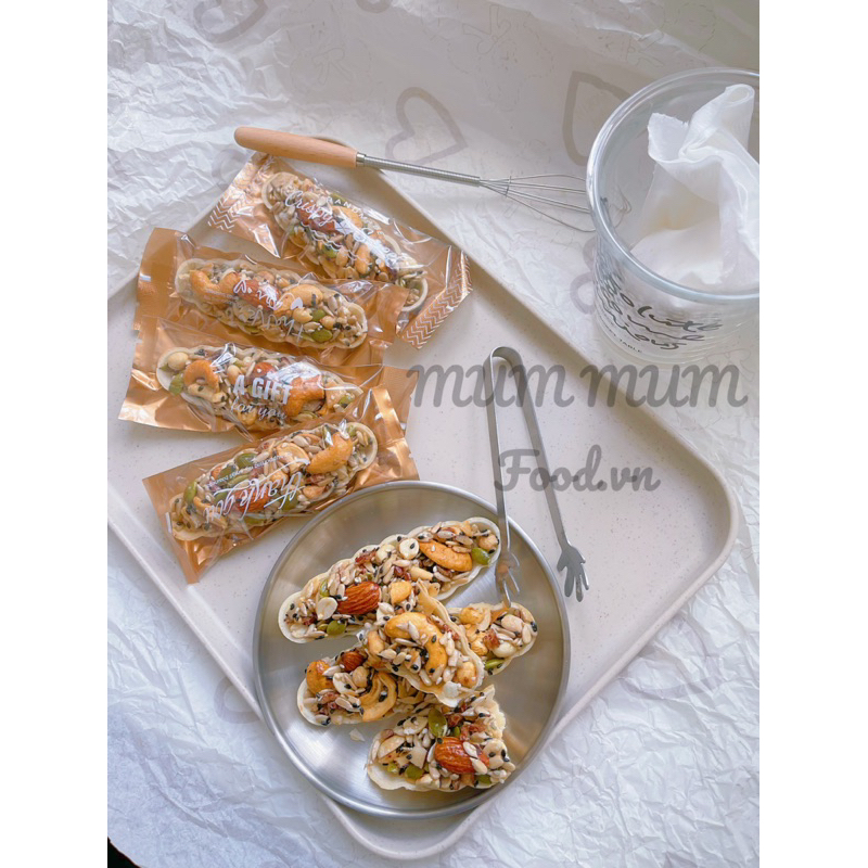 Bánh thuyền Mix hạt thượng hạng  ngon dinh dưỡng