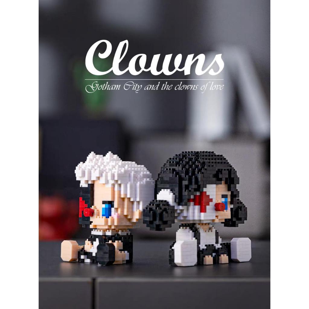 Lắp ráp Lego Joker,Harley Quinn,Kaws, đồ chơi lắp ráp mô hình nhân vật Joker, Kaws