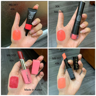 Son Tester/2hand Các Hãng Đủ Màu mã 351-353