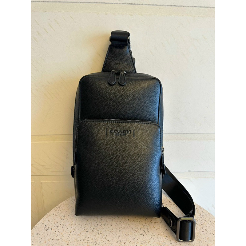 📛RẺ VÔ ĐỊCH📛TÚI C NAM GOTHAM LEATHER ĐEO CHÉO