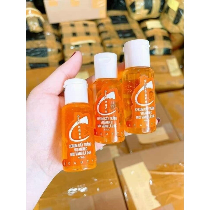 Serum cấy trắng , kích trắng vitamin C