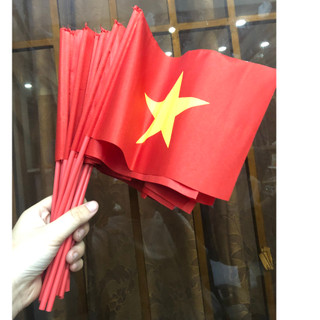Cờ vẫy cầm tay, cờ tổ quốc cầm tay cho học sinh khai giảng, cờ cổ vũ bóng đá,cổ động