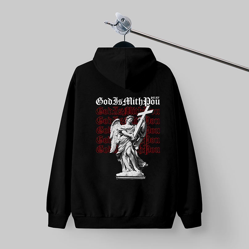 Áo hoodie nỉ bông Monster X Street Chúa GWY nam nữ form rộng thu đông Local Brand