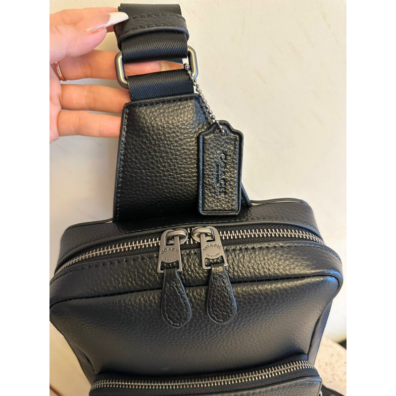 📛RẺ VÔ ĐỊCH📛TÚI C NAM GOTHAM LEATHER ĐEO CHÉO