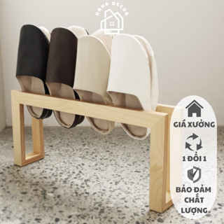 Kệ Gỗ Để Giày Dép Decor KGDD01/ Kệ Để Dép Trong Nhà