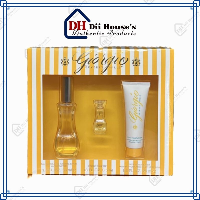 Set Nước Hoa Nữ Giorgio Beverly Hills (Nước Hoa 50ml + Nước Hoa Mini 3.5ml + Lotion 50ml)