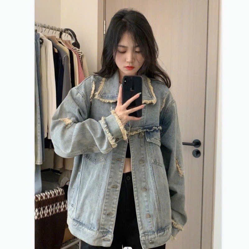 Áo bò rua form rộng unisex thu đông