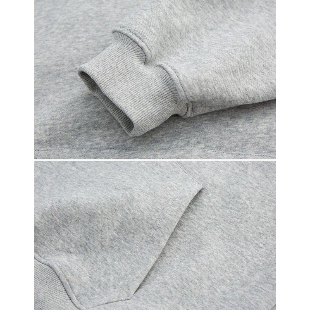 Áo hoodie DEGO nỉ cotton cao cấp basic nam nữ form rộng oversize local brand