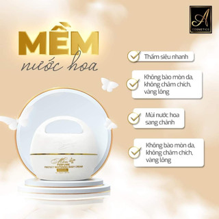 Kem trắng da body Mềm acosmetics, dưỡng trắng da body, hương nước hoa 150g