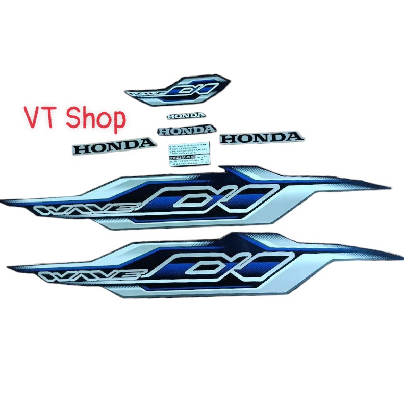 Tem Zin Mẫu 2023 Dán Xe Wave anlpha 50-100-110cc  Siêu Đẹp Tem Cao Cấp 3 Lớp Chống Nước Bảo hành 6 Tháng