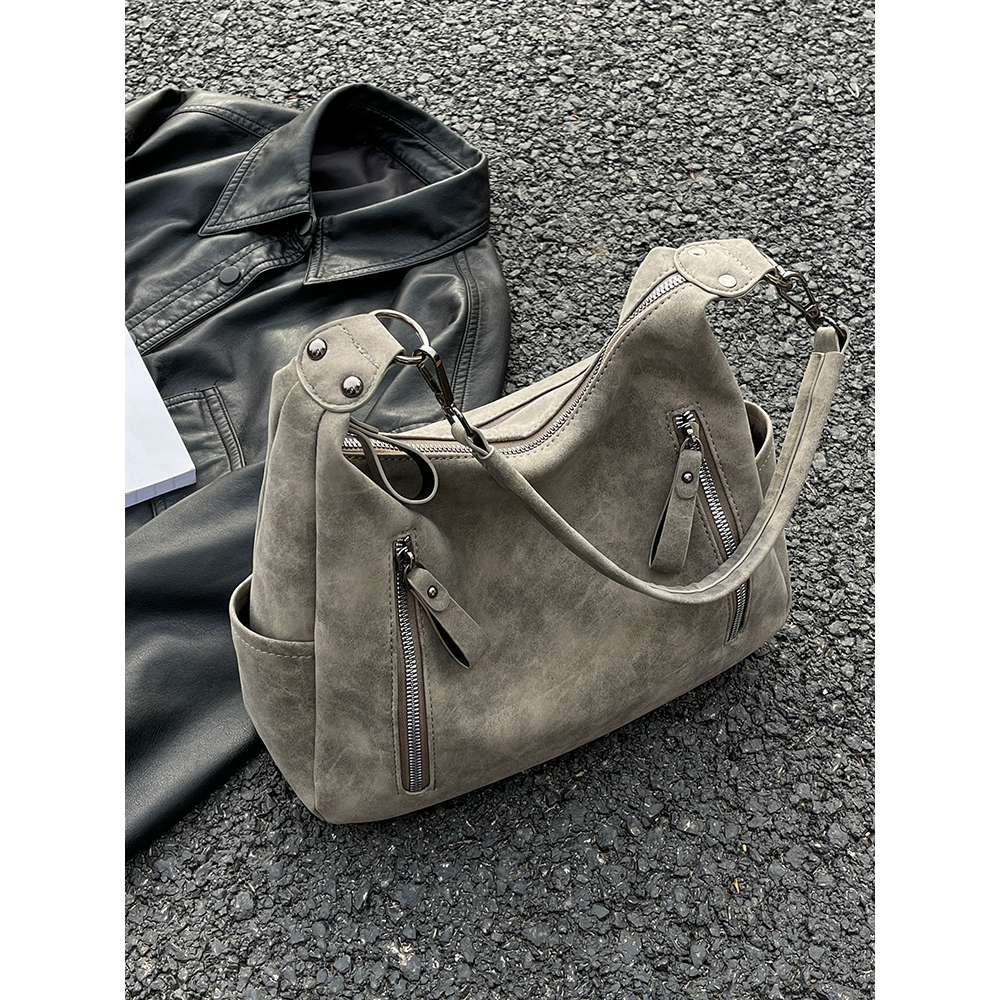 Túi đeo vai Bewon Túi đeo chéo chất liệu da Túi đeo vai phong cách Streetwear Túi tote đi học T008