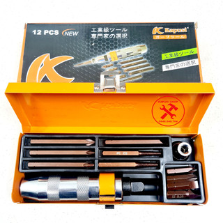 Bộ vít đóng 12 chi tiết, lấy vít gãy