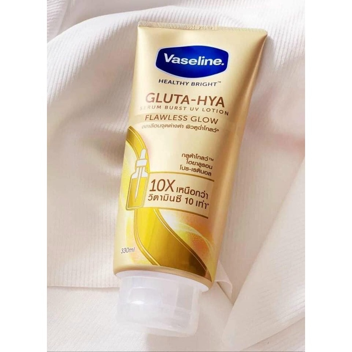 Sữa Dưỡng Thể Vaseline Healthy Bright Gluta HYA Serum 10X Thái Lan 300ml
