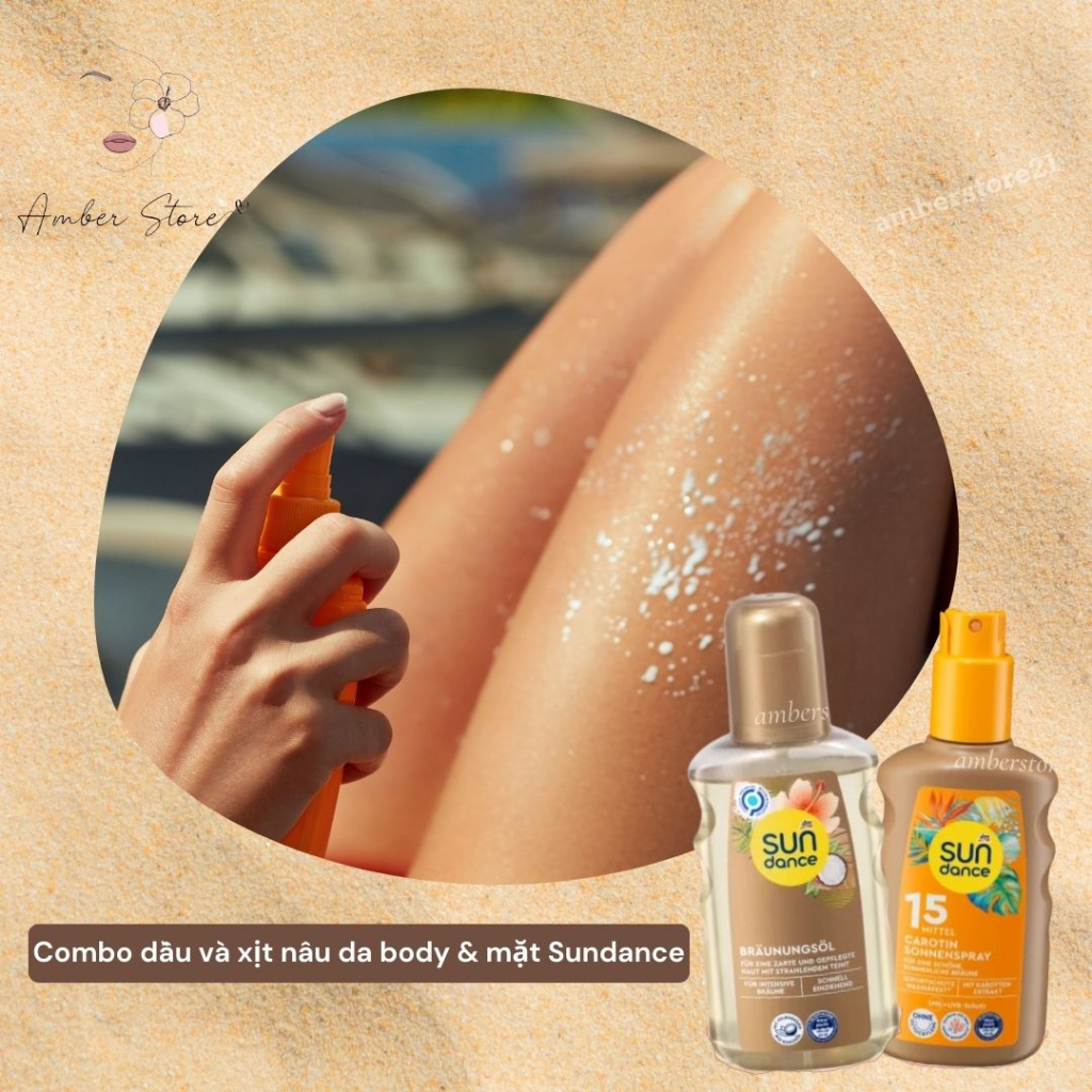 - XỊT NÂU DA SUNDANCE CAROTIN VỚI SPF 15 – 200ML