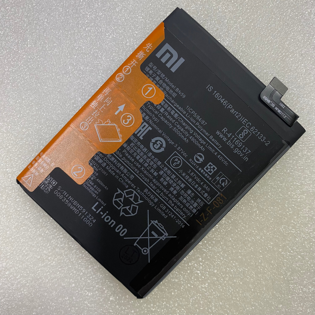 Pin Xiaomi Redmi Note 10 / Note 10S  5000mAh loại AA bao test đổi mới