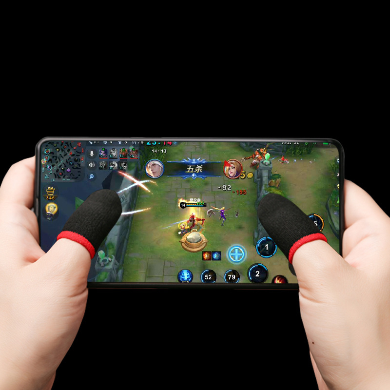 Găng tay chơi game GADO bao ngón tay chơi game cảm ứng siêu nhạy chống đổ mồ hôi tay