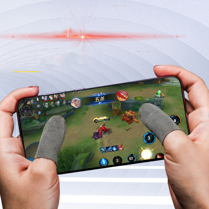 Găng tay chơi game GADO bao ngón tay chơi game cảm ứng siêu nhạy chống đổ mồ hôi tay