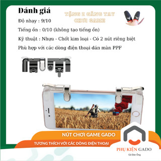 Nút bấm chơi game GADO nút bắn PUBG hỗ trợ 4 ngón dạng nút cơ K01