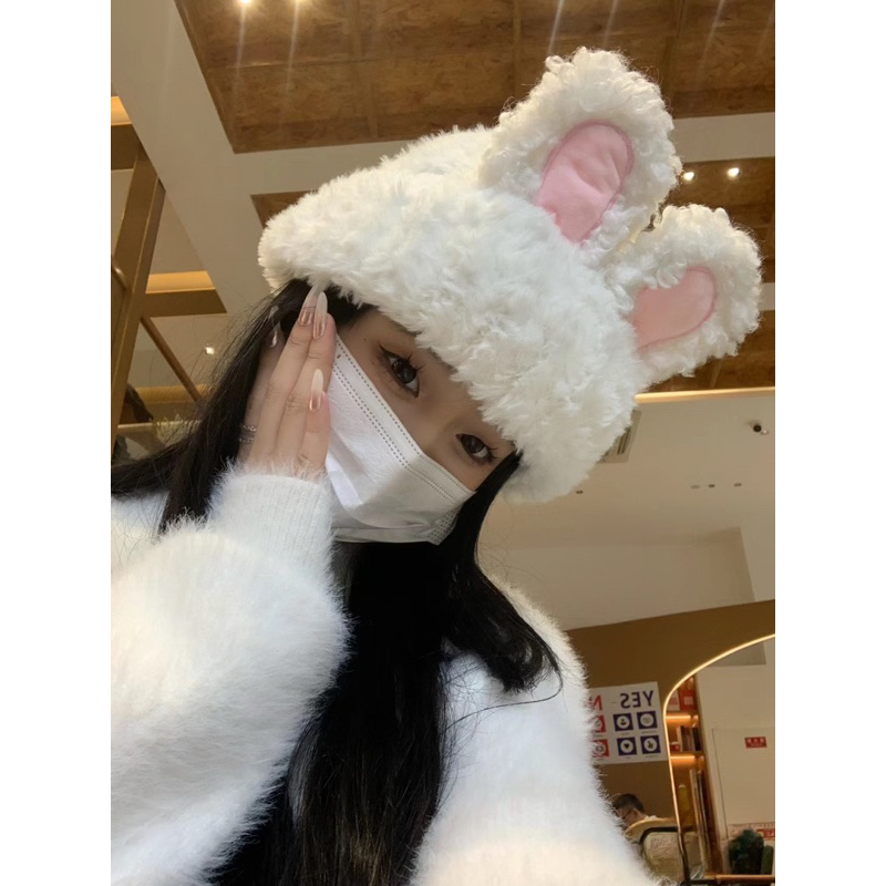 [ORDER]Mũ nỉ tai thỏ