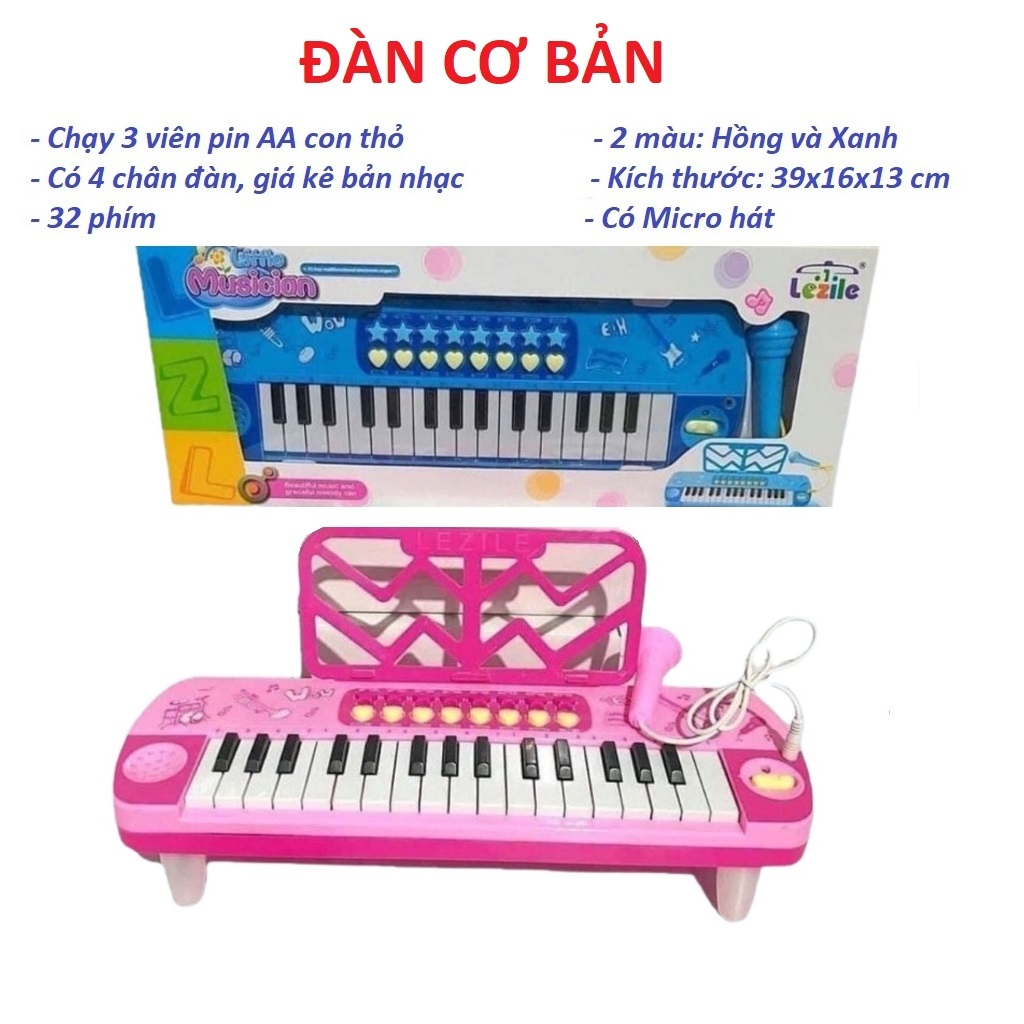 Đàn piano cho bé đàn organ cho bé kèm mic hát đa dạng mẫu mã giai điệu giúp phát triển tài năng âm nhạc