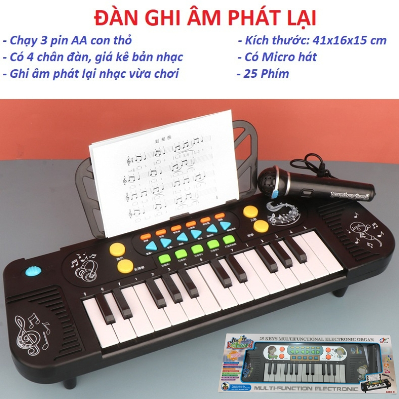 Đàn piano cho bé đàn organ cho bé kèm mic hát đa dạng mẫu mã giai điệu giúp phát triển tài năng âm nhạc