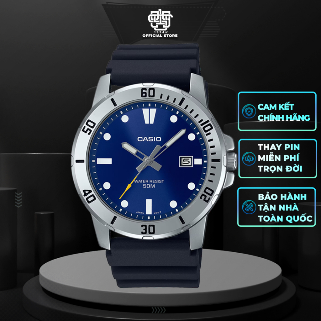 Đồng hồ Nam CASIO MTP-VD01-2E Hàng chính hãng