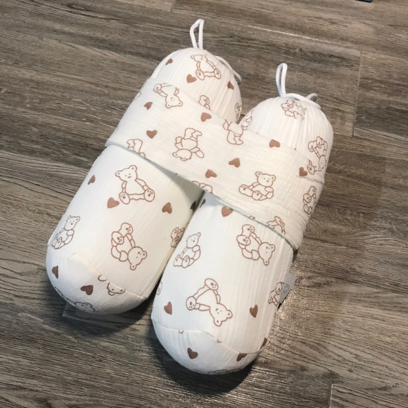 Bộ Gối Chặn XSơ Sinh Xô Muslin Siêu Mềm Mại Chống Giật Mình Cho Bé trai bé gái